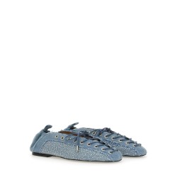 LACE-UP BALLERINA