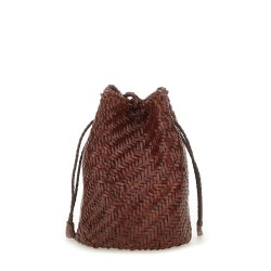 "POMPOM DOUBLE JUMP TAN" BAG