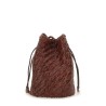 "POMPOM DOUBLE JUMP TAN" BAG