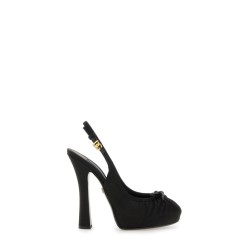 SATIN SLINGBACK