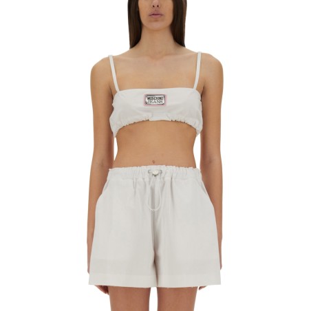 COTTON BANDEAU TOP