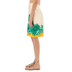 FLORAL PAISLEY PRINT SKIRT
