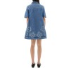 MINI DRESS WITH SANGALLO EMBROIDERY