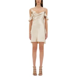 MINI DRESS WITH FLORAL APPLIQUÉS
