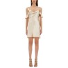 MINI DRESS WITH FLORAL APPLIQUÉS