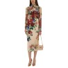 FLOWER PRINT CHIFFON SHIRT