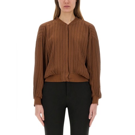 SILK BOMBER JACKET