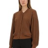 SILK BOMBER JACKET
