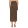 "MICRO STRIPE" LONGUETTE SKIRT