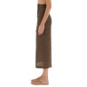 "MICRO STRIPE" LONGUETTE SKIRT