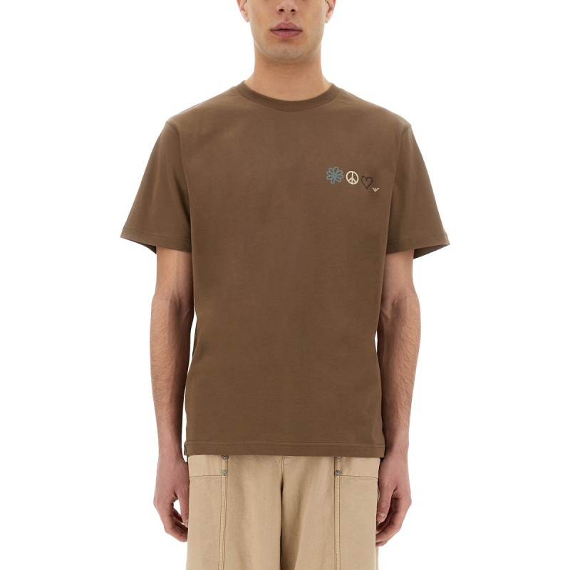 T-SHIRT WITH MAXI PRINT CAPSULE PEACE ASV