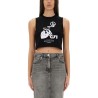 CROPPED TOP WITH PRINT