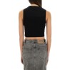 CROPPED TOP WITH PRINT