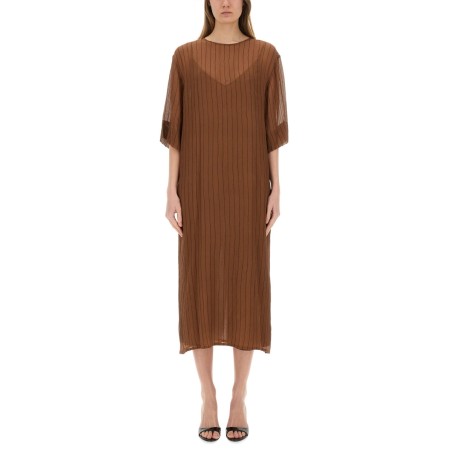 SILK MIDI DRESS