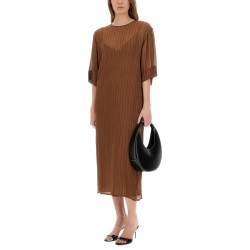 SILK MIDI DRESS