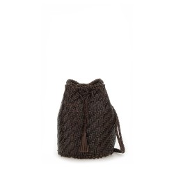 "POMPOM DOUBLE JUMP TAN" BAG
