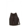 "POMPOM DOUBLE JUMP TAN" BAG