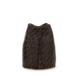 "POMPOM DOUBLE JUMP TAN" BAG