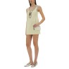 CREPE MINI DRESS WITH BOWS