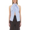 SLEEVELESS TOP WITH PANEL