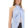 SLEEVELESS TOP WITH PANEL