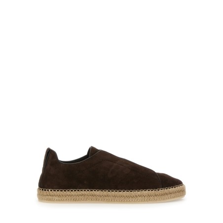 LEATHER ESPADRILLE