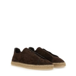 LEATHER ESPADRILLE
