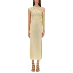 MIDI DRESS DRAPED WITH RHINESTONES