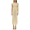 MIDI DRESS DRAPED WITH RHINESTONES