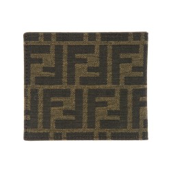 PORTAFOGLIO BIFOLD IN TESSUTO FF