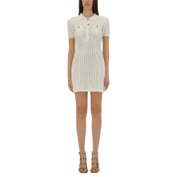 MINI CROCHET DRESS WITH SEQUINS