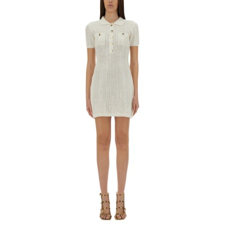 MINI CROCHET DRESS WITH SEQUINS