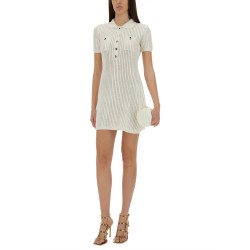 MINI CROCHET DRESS WITH SEQUINS