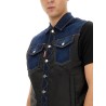 DENIM PUFFER VEST