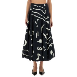 PRINTED SKIRT