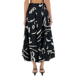 PRINTED SKIRT