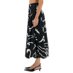 PRINTED SKIRT