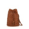 "POMPOM DOUBLE JUMP TAN" BAG
