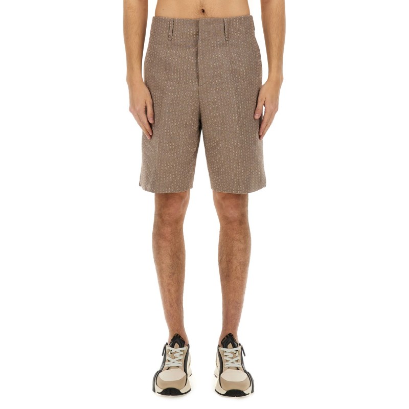 JACQUARD BERMUDA SHORTS
