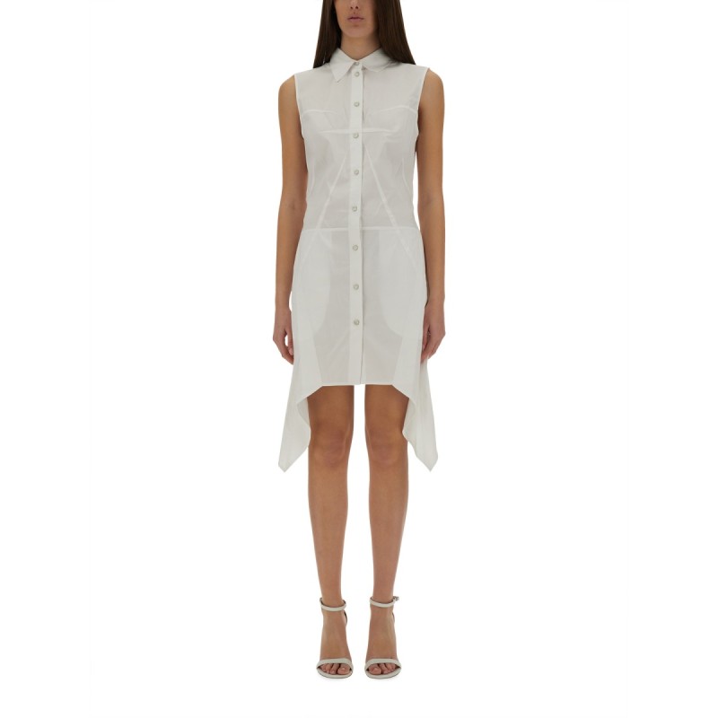 BUSTIER SHIRT DRESS