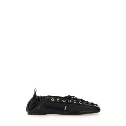 LACE-UP BALLERINA