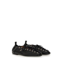 LACE-UP BALLERINA