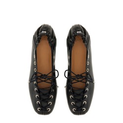 LACE-UP BALLERINA