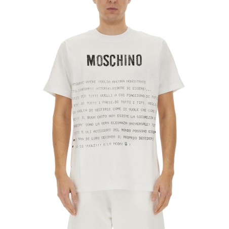 "MESSAGE PRINT" T-SHIRT