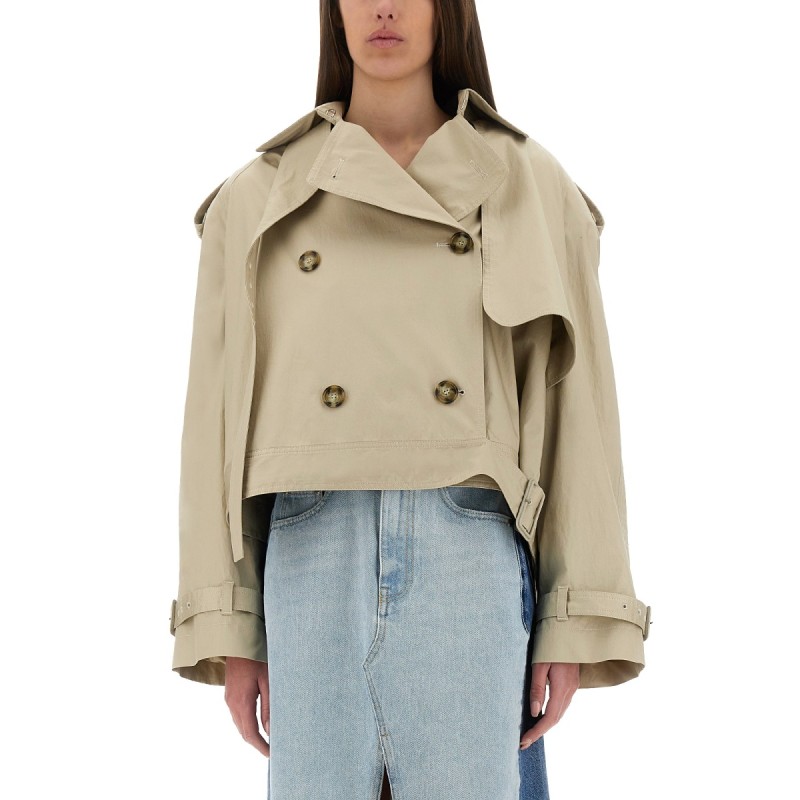 SHORT TRENCH COAT WITH BELT