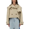 SHORT TRENCH COAT WITH BELT