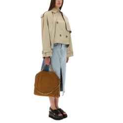 SHORT TRENCH COAT WITH BELT