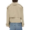 SHORT TRENCH COAT WITH BELT