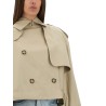 SHORT TRENCH COAT WITH BELT