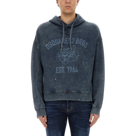 SWEATSHIRT WITH LOGO PRINT